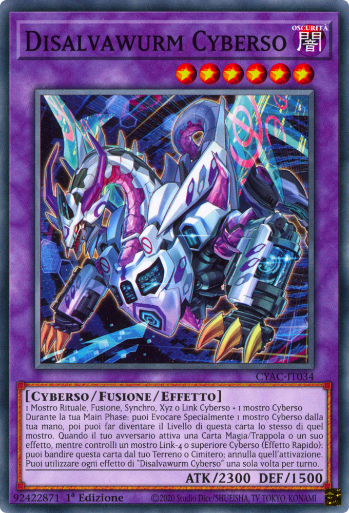 CYAC-IT034 Disalvawurm Cyberso Comune 1a Edizione (IT) -NEAR MINT-