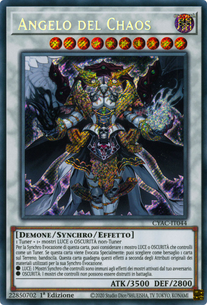 CYAC-IT044 Angelo del Chaos Rara Segreta 1a Edizione (IT) -NEAR MINT-