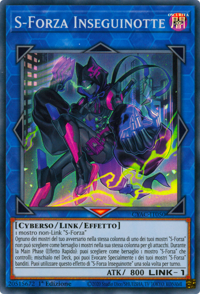 CYAC-IT050 S-Forza Inseguinotte Super Rara 1a Edizione (IT) -NEAR MINT-