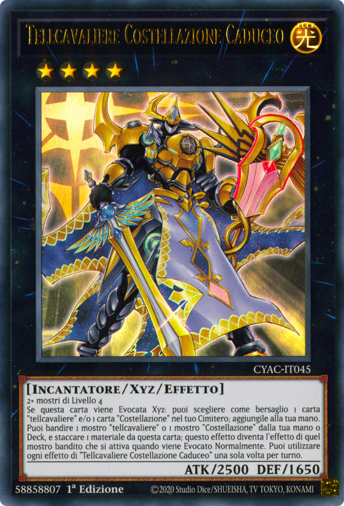 CYAC-IT045 Tellcavaliere Costellazione Caduceo Ultra rara 1a Edizione (IT) -NEAR MINT-