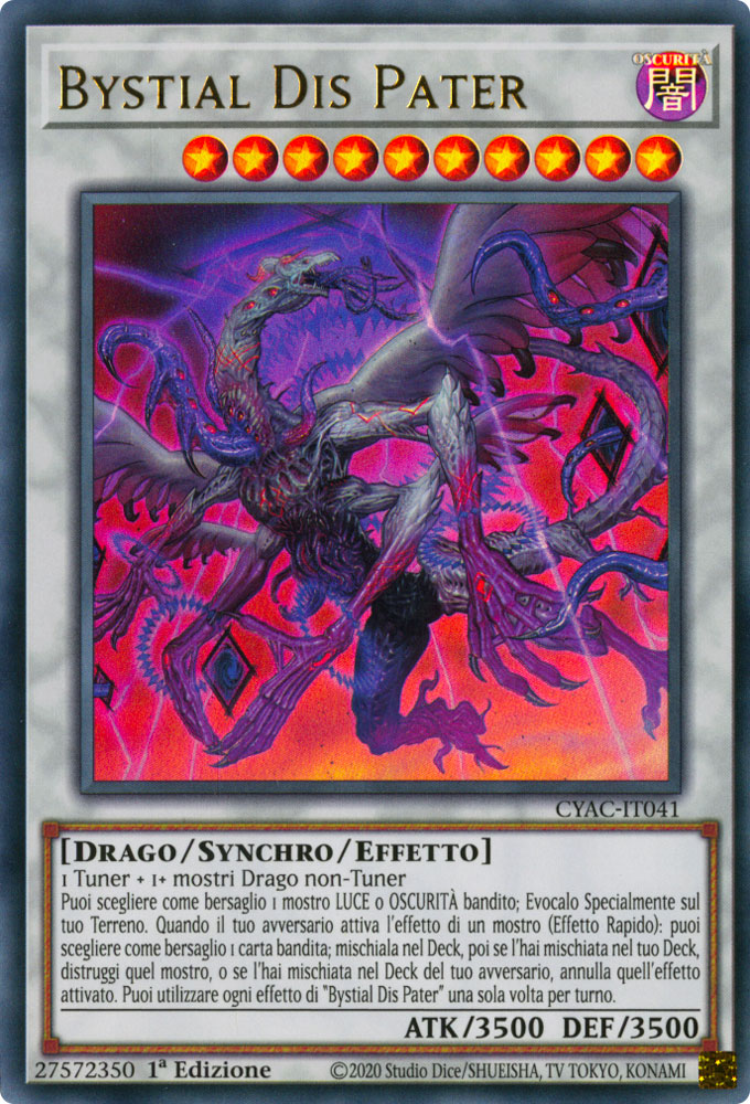 CYAC-IT041 Bystial Dis Pater Ultra rara 1a Edizione (IT) -NEAR MINT-