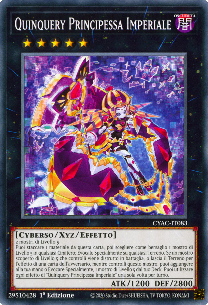 CYAC-IT083 Quinquery Principessa Imperiale Comune 1a Edizione (IT) -NEAR MINT-