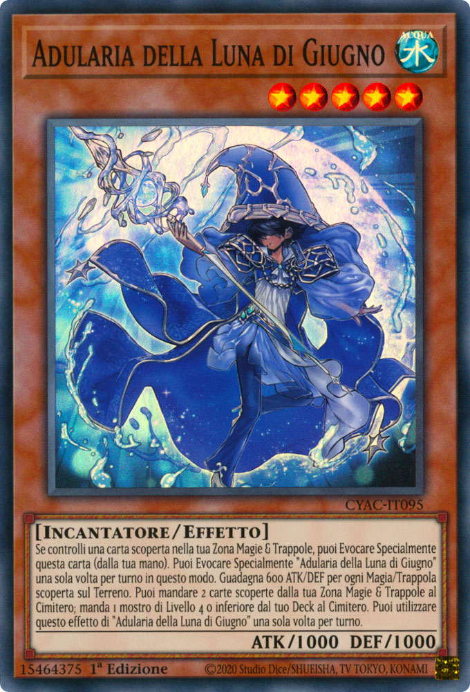CYAC-IT095 Adularia della Luna di Giugno Super Rara 1a Edizione (IT) -NEAR MINT-