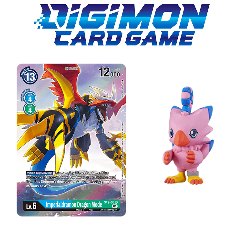 Adventure Box Limited Edition Alternate Art Promo Imperialdramon Dragon Mode + figure Biyomon (EN)