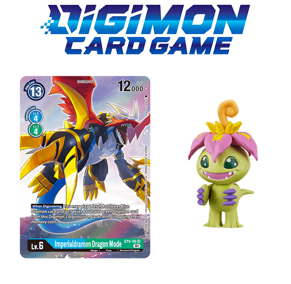 Adventure Box Limited Edition Alternate Art Promo Imperialdramon Dragon Mode + figure Palmon (EN)