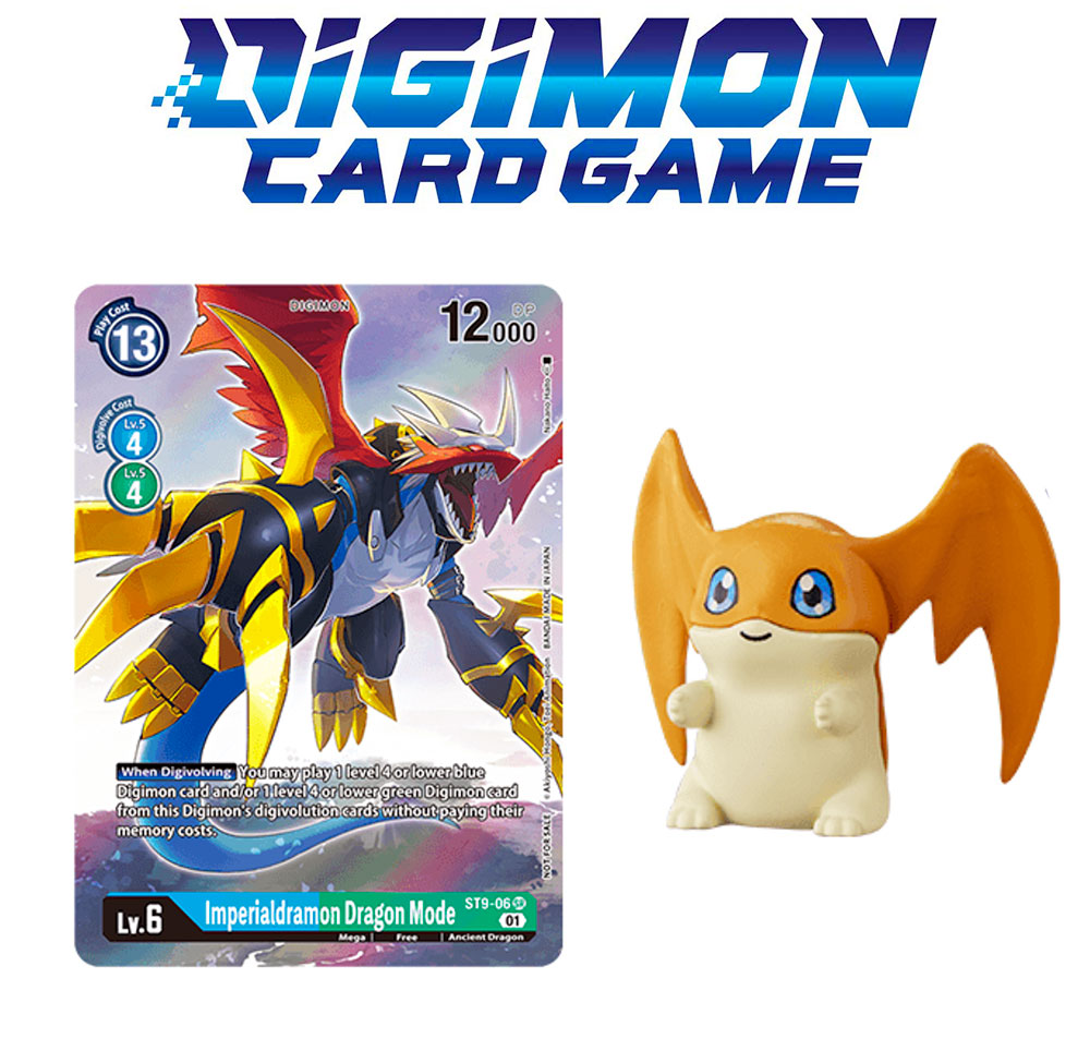 Adventure Box Limited Edition Alternate Art Promo Imperialdramon Dragon Mode + figure Patamon (EN)
