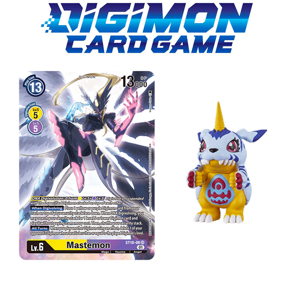 Adventure Box Limited Edition Alternate Art Promo Mastemon + figure Gabumon (EN)