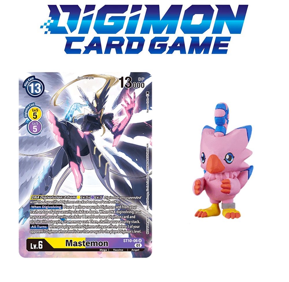 Adventure Box Limited Edition Alternate Art Promo Mastemon + figure Biyomon (EN)