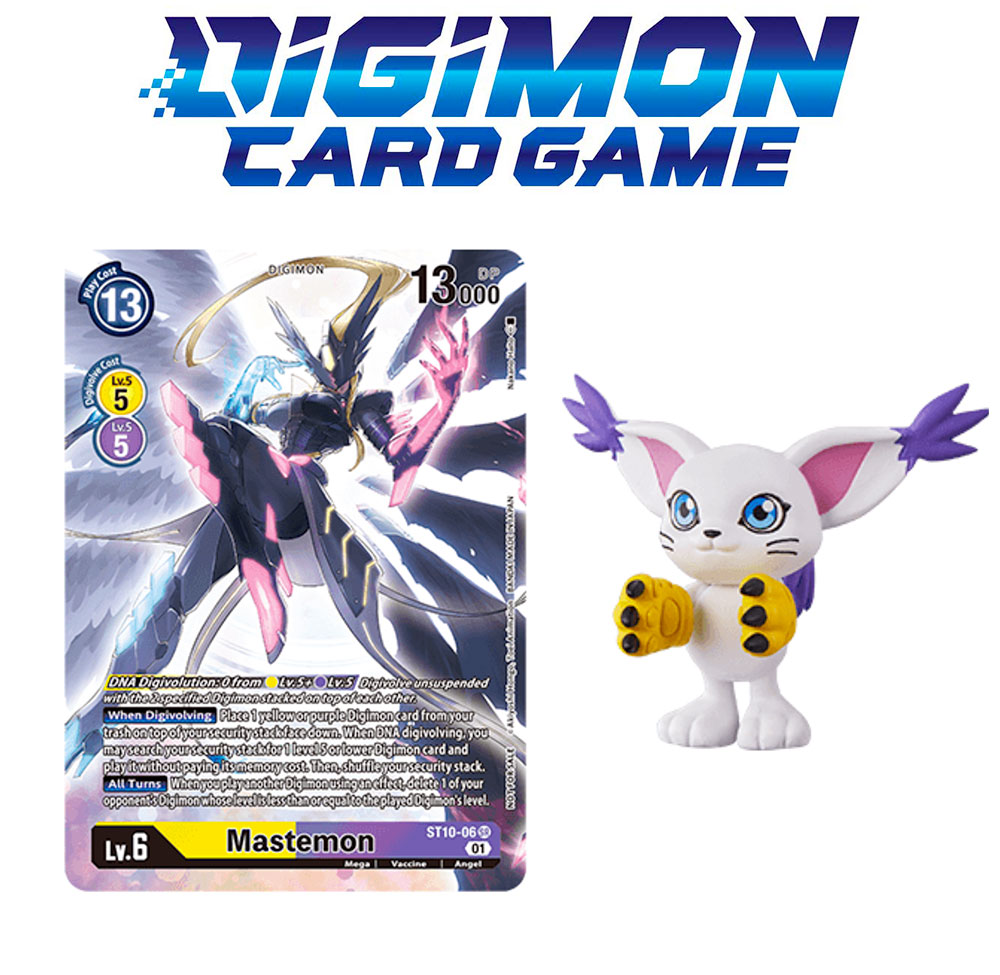 Adventure Box Limited Edition Alternate Art Promo Mastemon + figure Gatomon (EN)