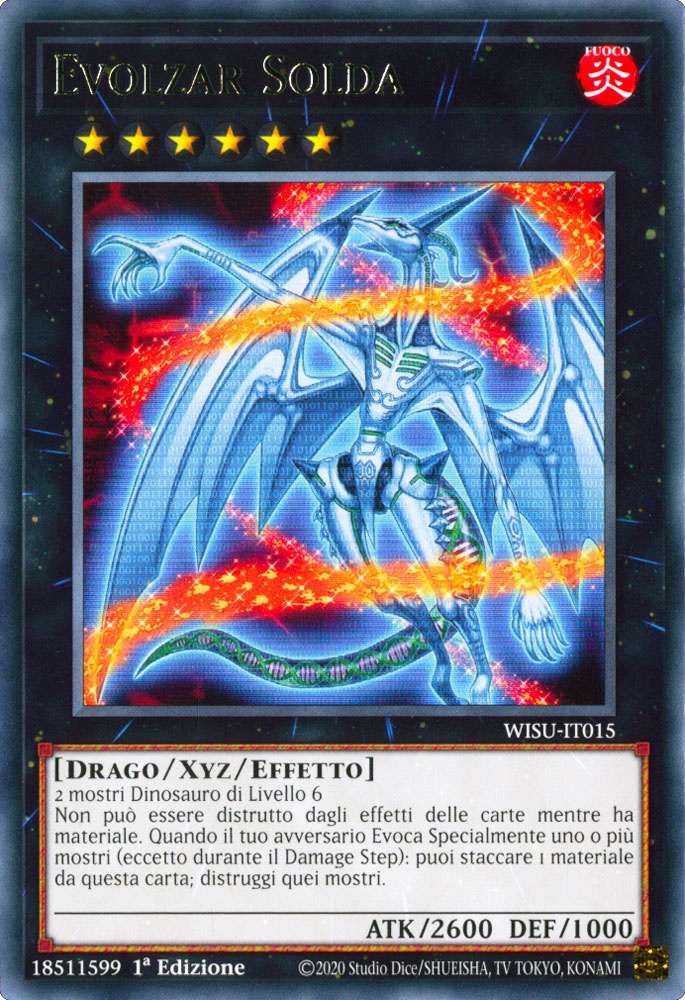 WISU-IT015 Evolzar Solda Rara 1a Edizione (IT) -NEAR MINT-