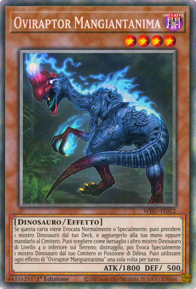 WISU-IT012 Oviraptor Mangiantanima Rara Collector 1a Edizione (IT) -NEAR MINT-