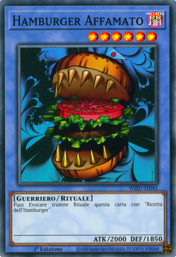 WISU-IT041 Hamburger Affamato Super Rara 1a Edizione (IT) -NEAR MINT-