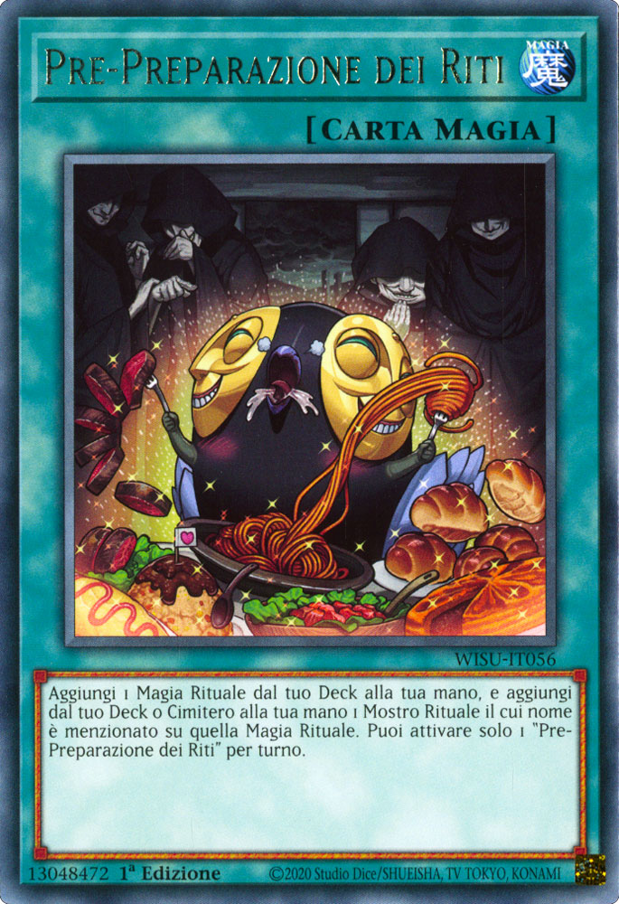 WISU-IT056 Pre-Preparazione dei Riti Rara 1a Edizione (IT) -NEAR MINT-