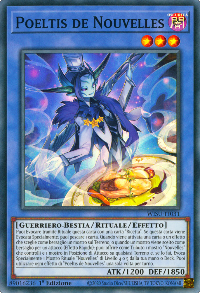 WISU-IT031 Poeltis de Nouvelles Super Rara 1a Edizione (IT) -NEAR MINT-