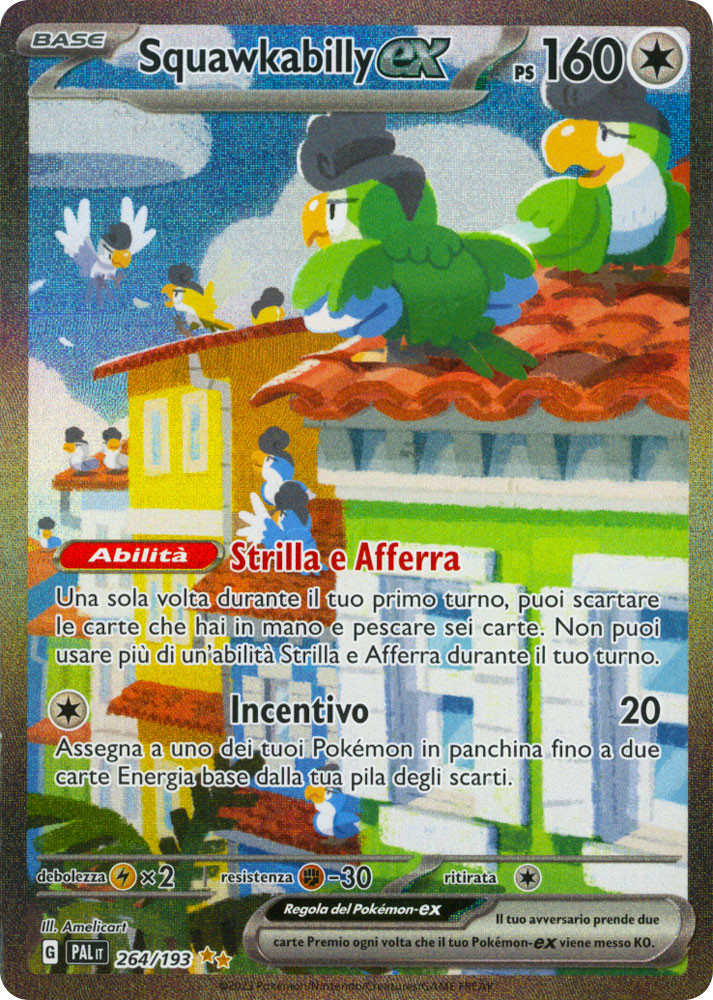 264 / 193 Squawkabilly ex Rara Segreta foil (IT) -NEAR MINT-