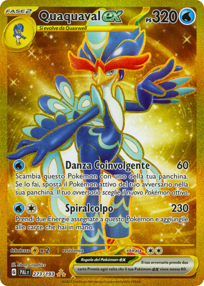 273 / 193 Quaquaval ex Rara Segreta Gold foil (IT) -NEAR MINT-