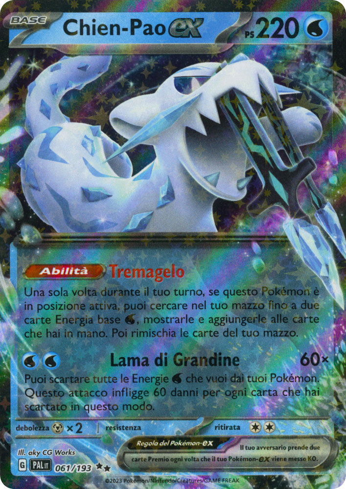 061 / 193 Chien-Pao ex Rara Ex foil (IT) -NEAR MINT-