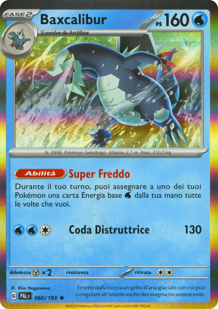060 / 193 Baxcalibur Rara foil (IT) -NEAR MINT-