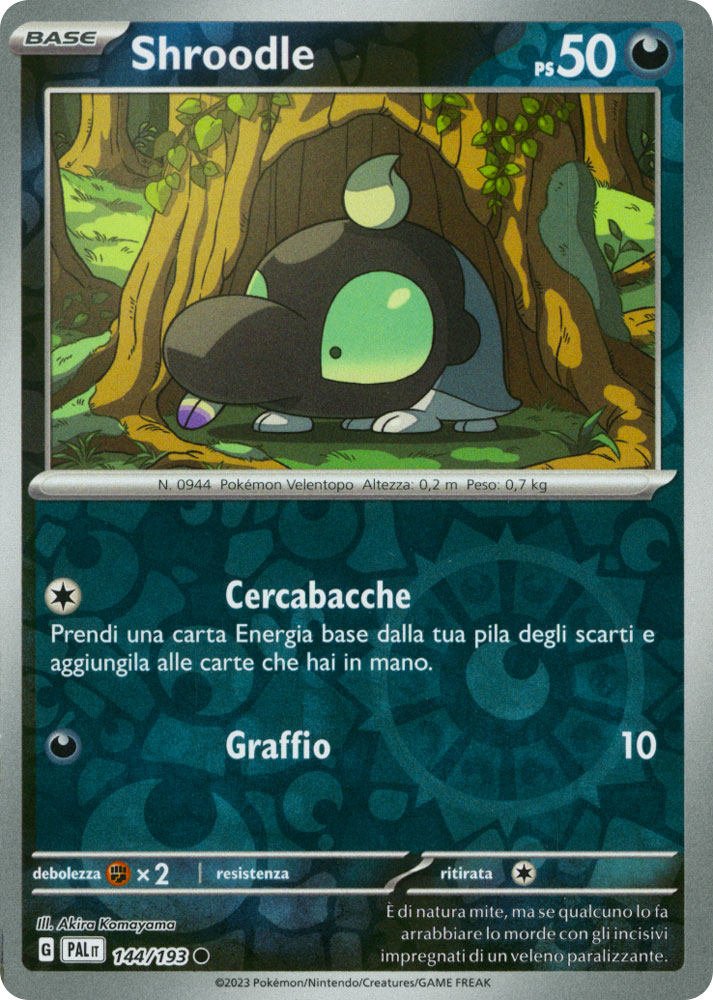 144 / 193 Shroodle Comune foil reverse (IT) -NEAR MINT-