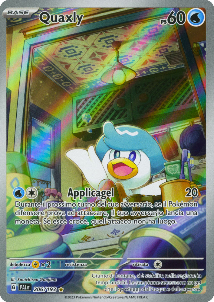 206 / 193 Quaxly Rara Segreta foil (IT) -NEAR MINT-