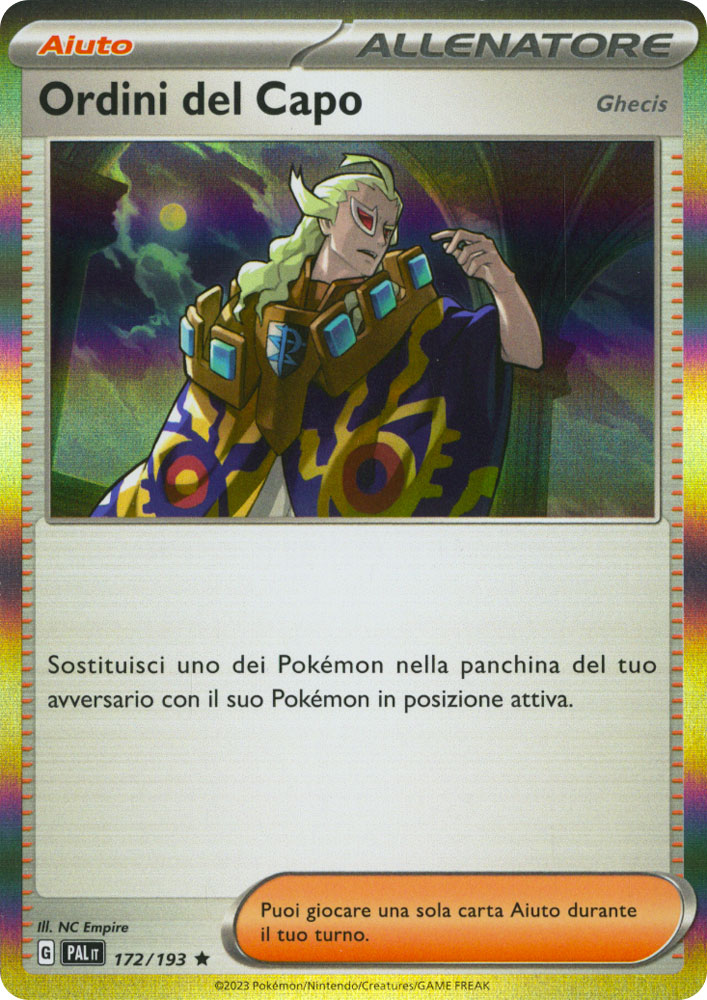 172 / 193 Ordini del Capo Rara foil (IT) -NEAR MINT-