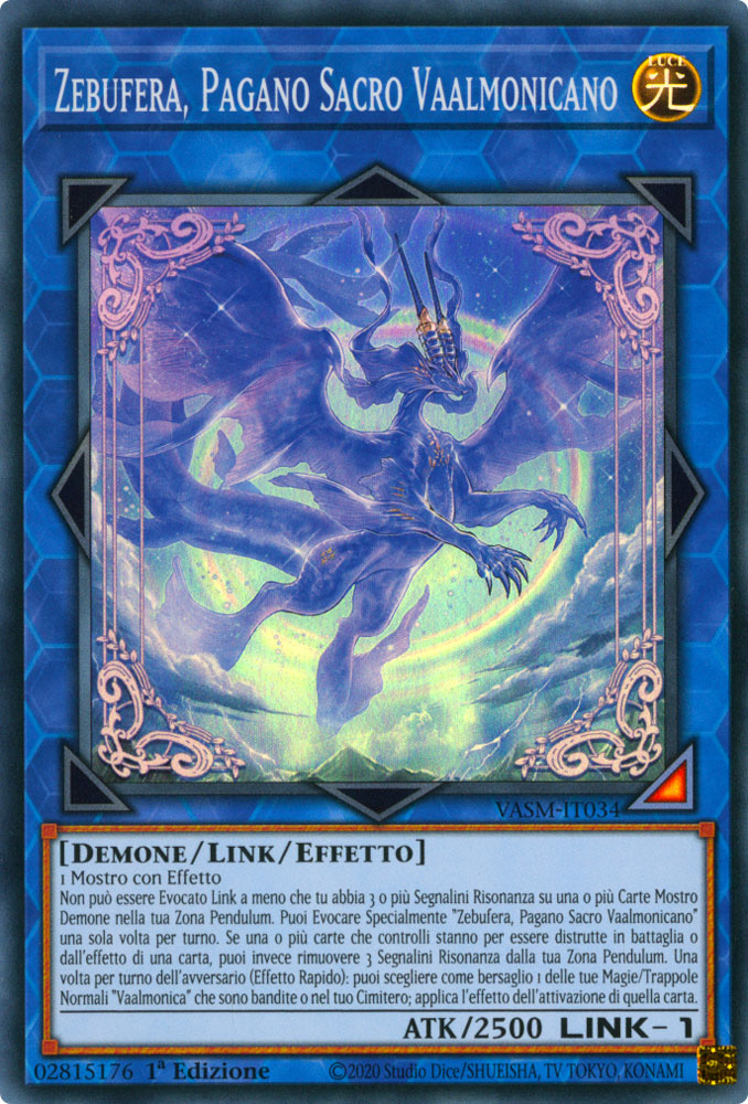 VASM-IT034 Zebufera, Pagano Sacro Vaalmonicano Super Rara 1a Edizione (IT) -NEAR MINT-
