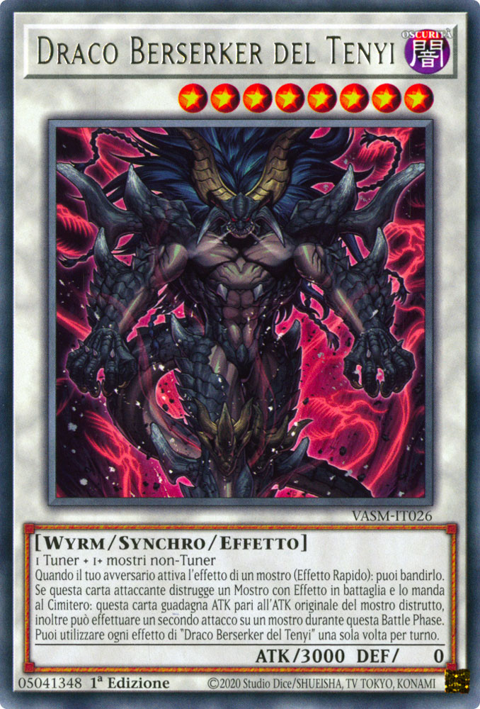 VASM-IT026 Draco Berserker del Tenyi Rara 1a Edizione (IT) -NEAR MINT-