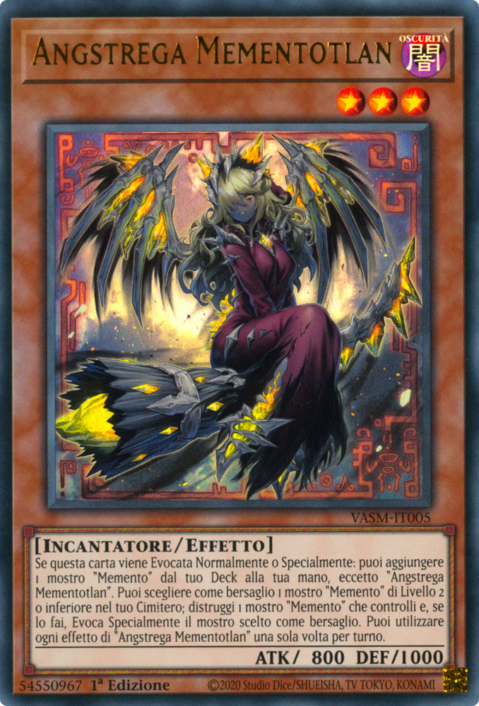 VASM-IT005 Angstrega Mementotlan Ultra Rara 1a Edizione (IT) -NEAR MINT-