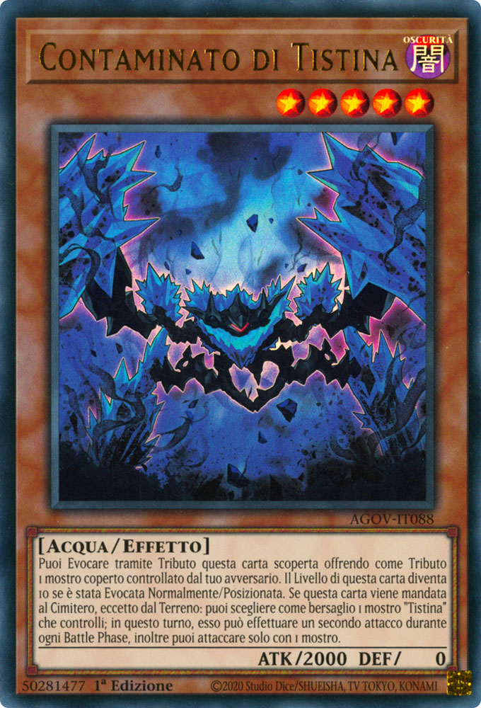 AGOV-IT088 Contaminato di Tistina Ultra Rara 1a Edizione (IT) -NEAR MINT-