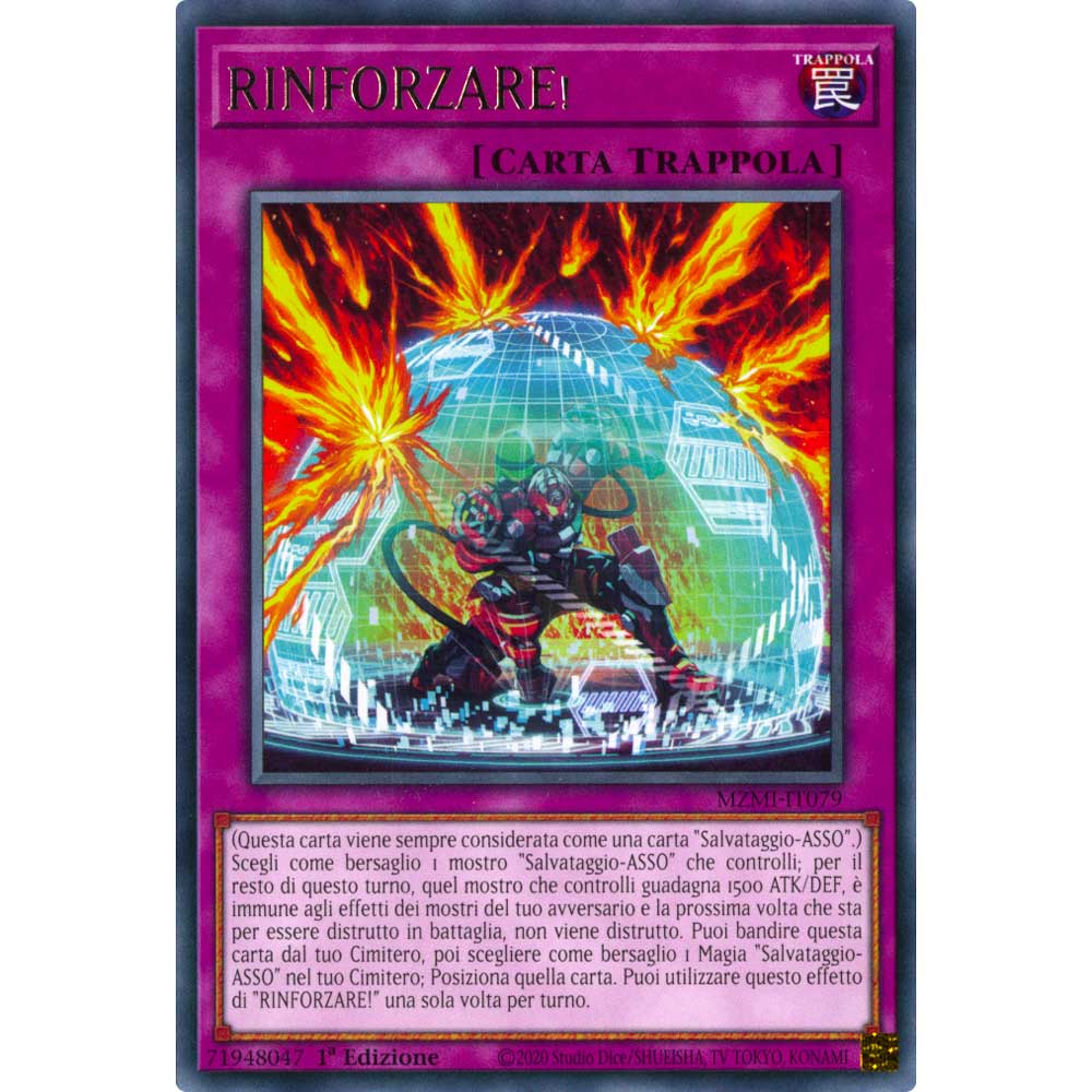 MZMI-IT079 RINFORZARE! Rara 1a Edizione (IT) -NEAR MINT-