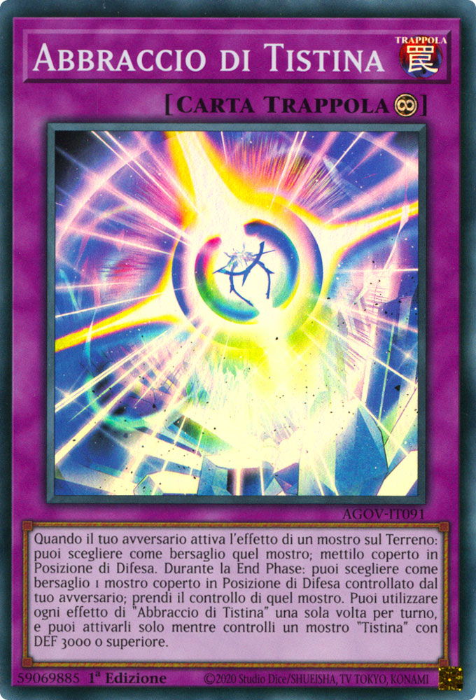 AGOV-IT091 Abbraccio di Tistina Super Rara 1a Edizione (IT) -NEAR MINT-