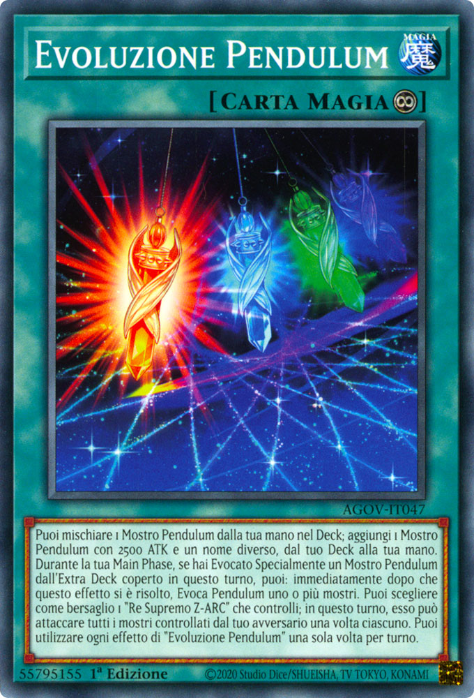 AGOV-IT047 Evoluzione Pendulum Comune 1a Edizione (IT) -NEAR MINT-