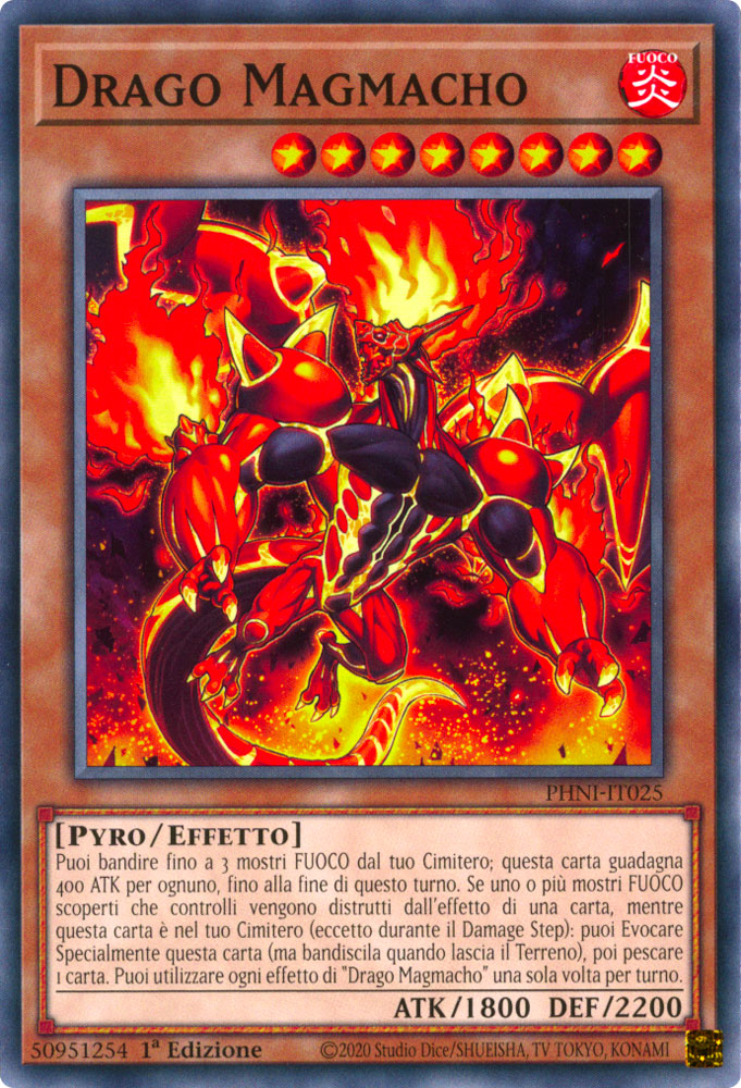 PHNI-IT025 Drago Magmacho Comune 1a Edizione (IT) -NEAR MINT-