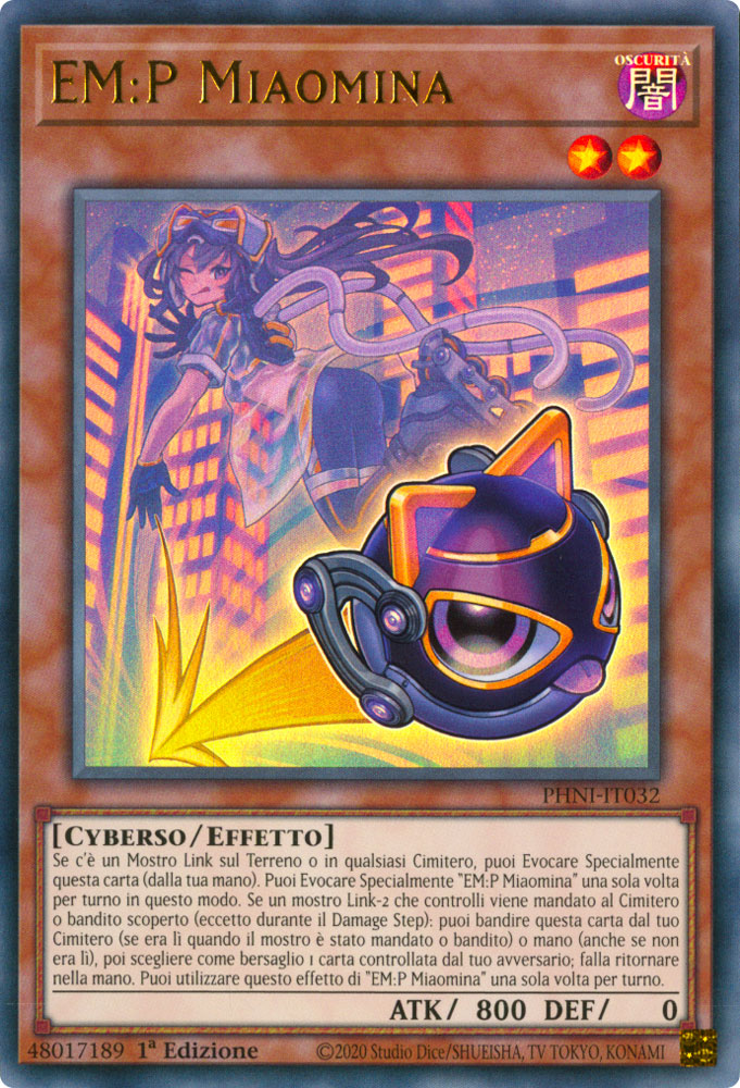 PHNI-IT032 EM:P Miaomina Ultra Rara 1a Edizione (IT) -NEAR MINT-