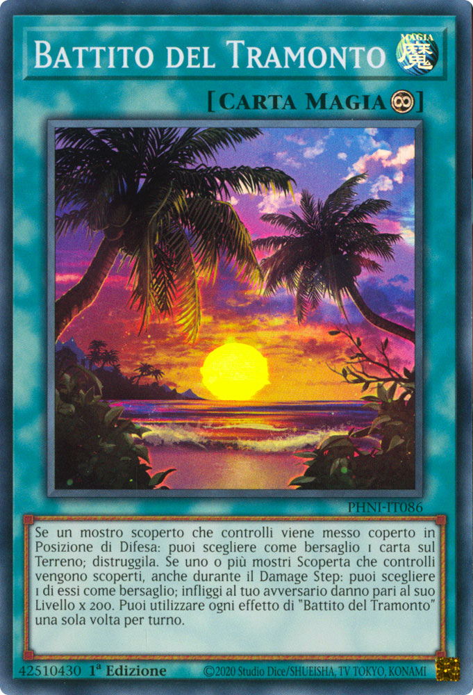 PHNI-IT086 Battito del Tramonto Super Rara 1a Edizione (IT) -NEAR MINT-