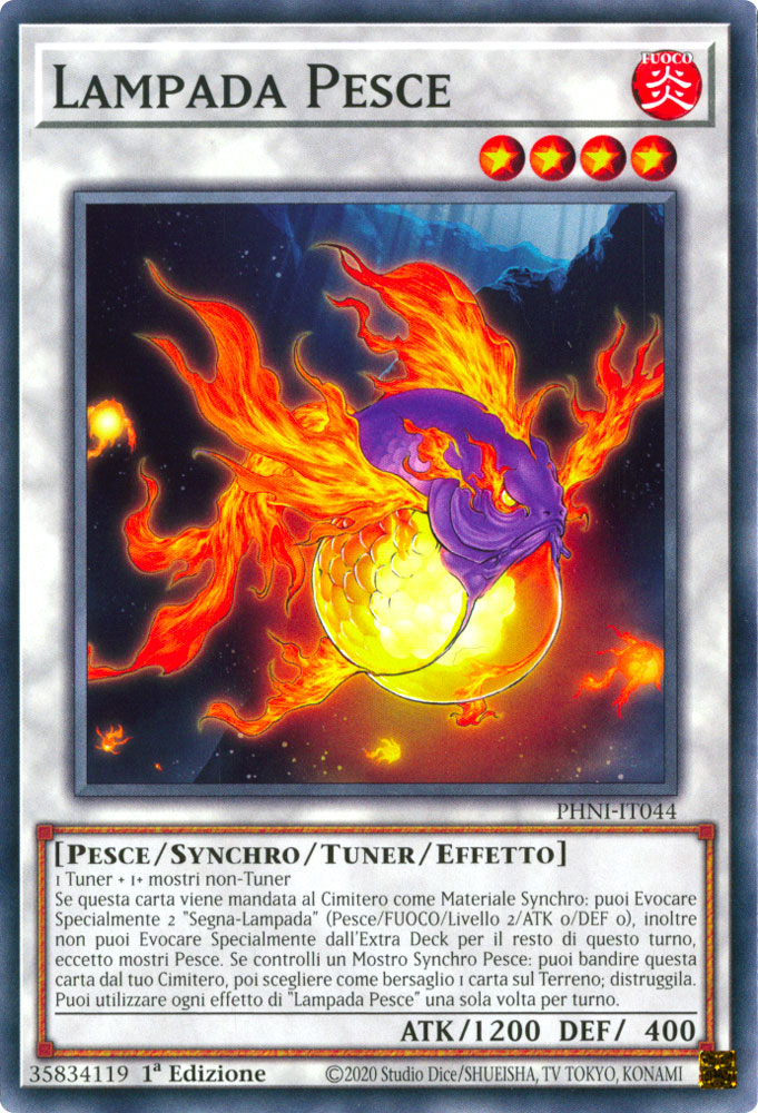 PHNI-IT044 Lampada Pesce Comune 1a Edizione (IT) -NEAR MINT-