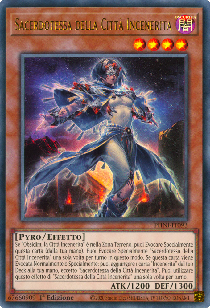 PHNI-IT093 Sacerdotessa della Citta' Incenerita Ultra Rara 1a Edizione (IT) -NEAR MINT-
