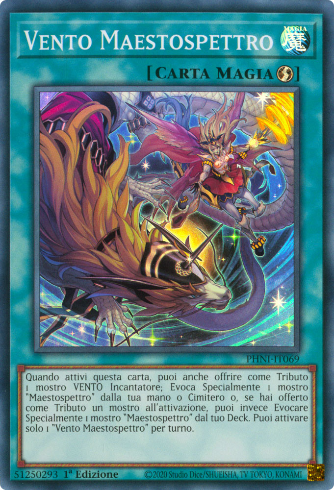 PHNI-IT069 Vento Maestospettro Super Rara 1a Edizione (IT) -NEAR MINT-