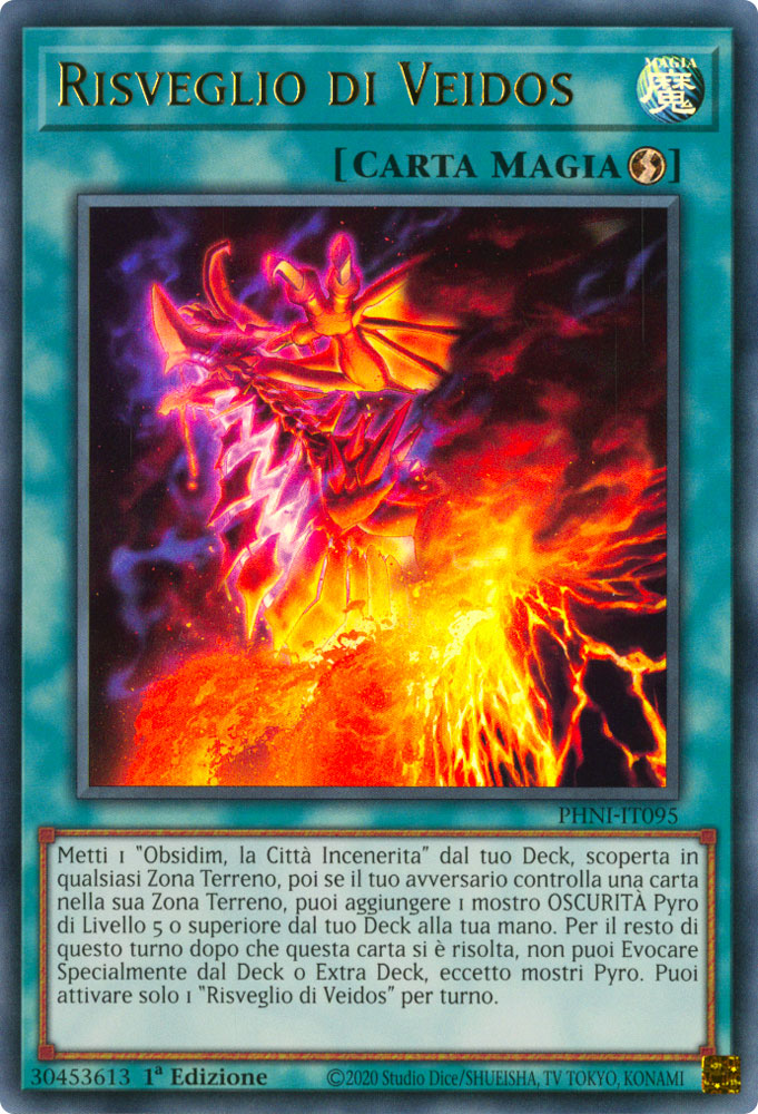 PHNI-IT095 Risveglio di Veidos Ultra Rara 1a Edizione (IT) -NEAR MINT-