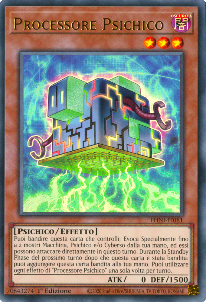 PHNI-IT081 Processore Psichico Ultra Rara 1a Edizione (IT) -NEAR MINT-