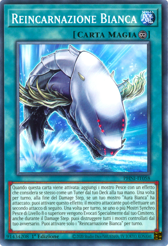 PHNI-IT058 Reincarnazione Bianca Comune 1a Edizione (IT) -NEAR MINT-