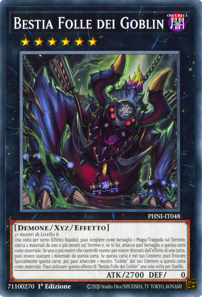 PHNI-IT048 Bestia Folle dei Goblin Comune 1a Edizione (IT) -NEAR MINT-