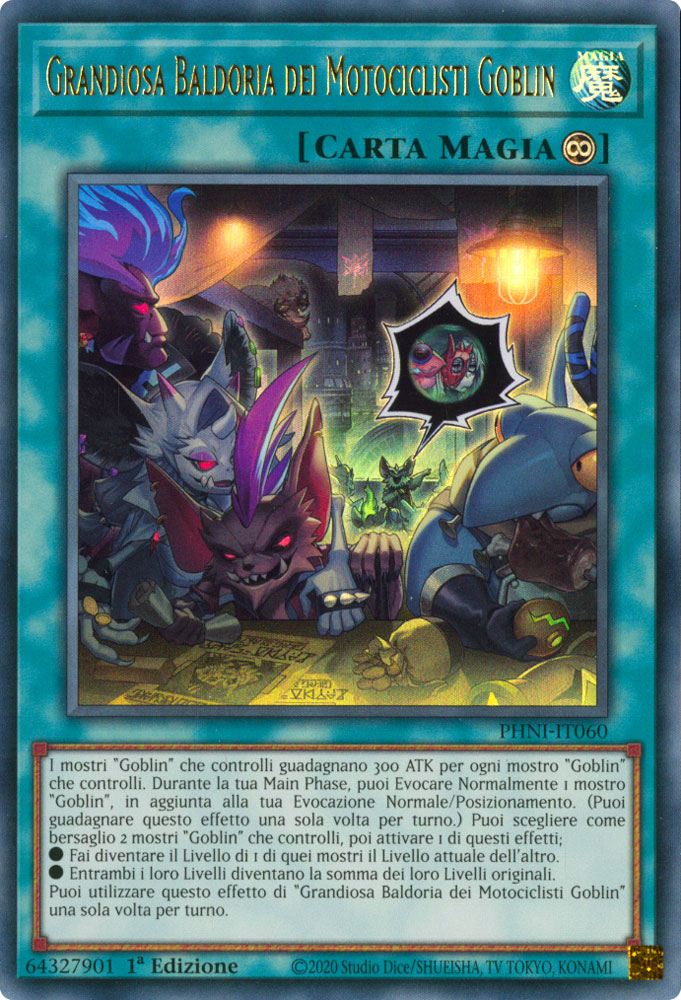PHNI-IT060 Grandiosa Baldoria dei Motociclisti Goblin Ultra Rara 1a Edizione (IT) -NEAR MINT-