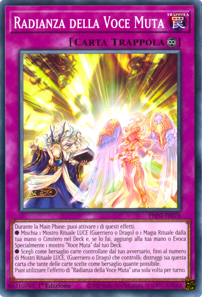 PHNI-IT076 Radianza della Voce Muta Comune 1a Edizione (IT) -NEAR MINT-