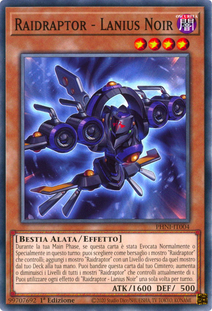 PHNI-IT004 Raidraptor - Lanius Noir Comune 1a Edizione (IT) -NEAR MINT-