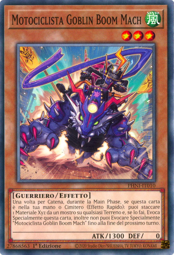 PHNI-IT010 Motociclista Goblin Boom Mach Comune 1a Edizione (IT) -NEAR MINT-