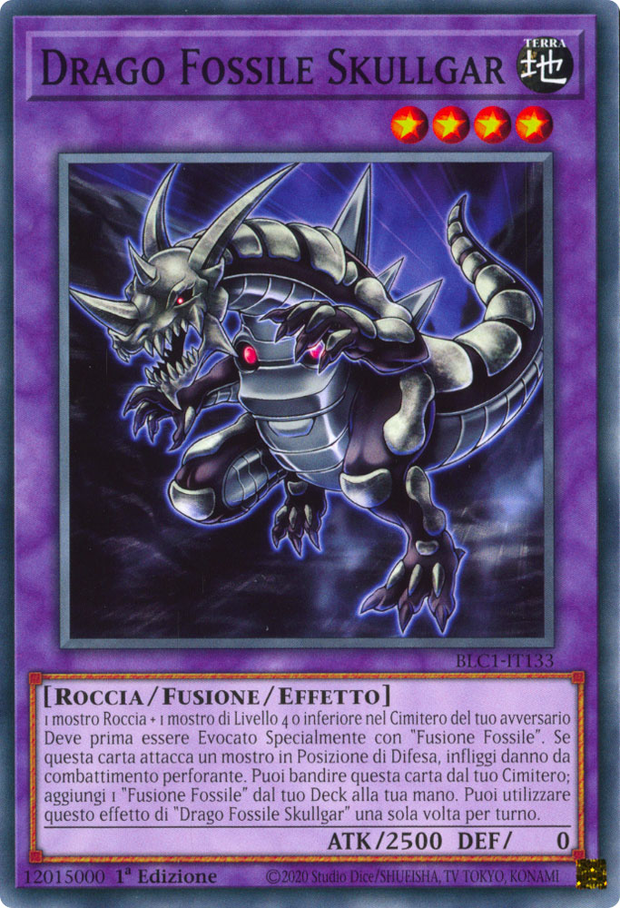 BLC1-IT133 Drago Fossile Skullgar Comune 1a Edizione (IT) -NEAR MINT-