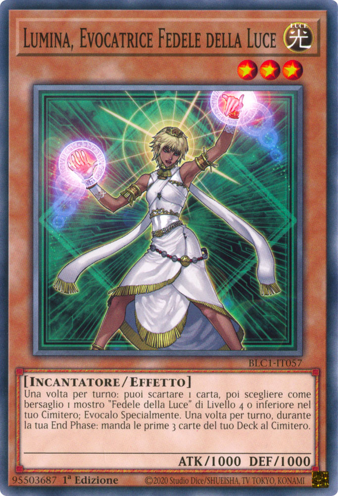 BLC1-IT057 Lumina, Evocatrice Fedele della Luce Comune 1a Edizione (IT) -NEAR MINT-