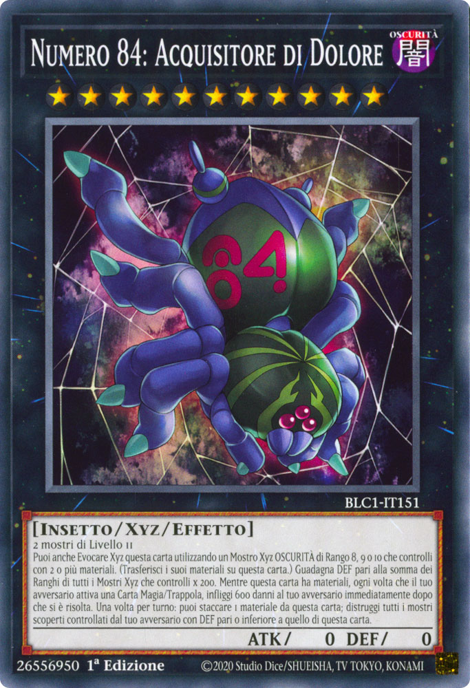 BLC1-IT151 Numero 84: Acquisitore di Dolore Comune 1a Edizione (IT) -NEAR MINT-