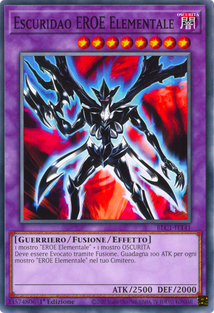 BLC1-IT141 Escuridao EROE Elementale Comune 1a Edizione (IT) -NEAR MINT-